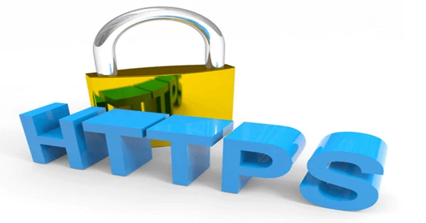 image of a padlock with HTTPS text in front