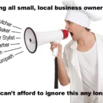 chef shouting - calling all local business owners, you cannot afford to ignore this any longer