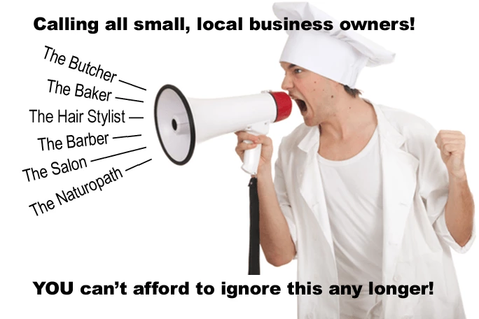chef shouting - calling all local business owners, you cannot afford to ignore this any longer
