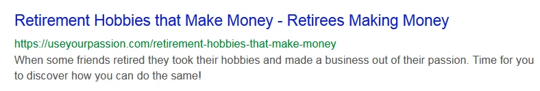 Example Meta Description improved